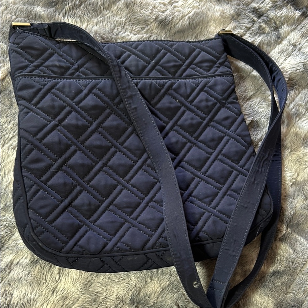 Vera Bradley Quilted Crossbody Bag - Black